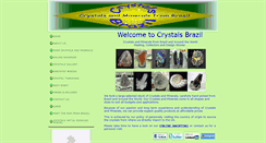 Desktop Screenshot of crystalsbrazil.com